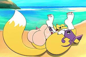 furry hentai animation’s big butt takes a pounding in furry hentai anime