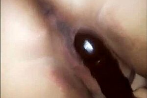 Ramming Beautiful Pussy with Dildo