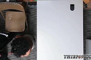 Teen 18+ suspect caught stealing, gets pounded by big dick cop.