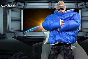 Orbiting Planet Earth Episode 2 Features Canada Goose Puffer Jacket On Bed