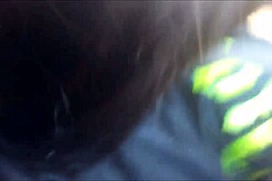 closeup of chunky bbw sucking cock with big tits and ass in pov