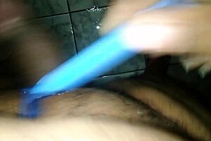 I am in the bathroom