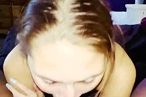 sucking big black cock in front of boyfriend