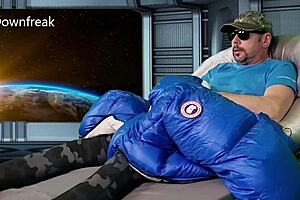 Orbiting Planet Earth Episode 2 Features Canada Goose Puffer Jacket On Bed