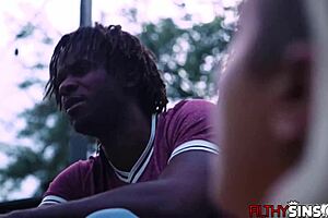 Bold Blonde Milf Kaylynn Keys Takes Big Cock In Interracial Blowjob And Makes Jay Bangher Cum Hard