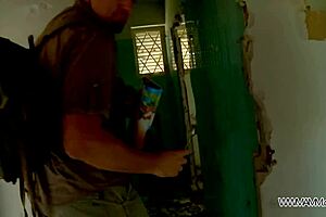 hot model gets her tight pussy drilled for food in wild outdoor action