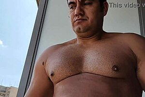 yuri gaucho visits hetero friend for gay bareback creampie with big cock cumshot