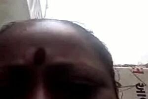 Indian wife with big tits relaxes