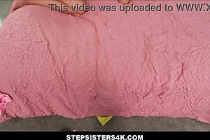 i joined petite stepsister threesome with girlfriend