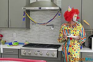 Fetish Milf Fucks Clown For Cum In Mouth!