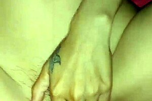 Intimate moment with wife in bedroom