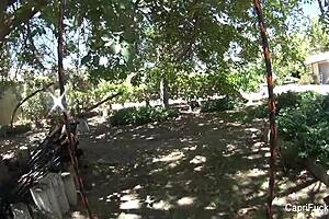 Capri Cavanni's big tits bounced in hardcore fucking.