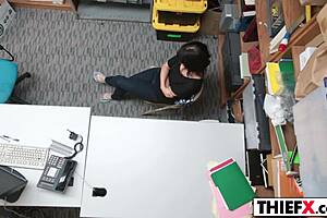 Teen 18+ thief Penelope Reed caught in stiff office case