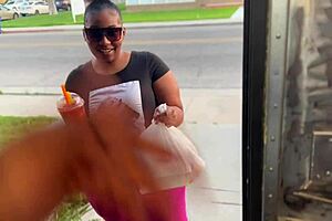 uber eats driver recognized me and asked to join video