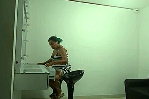 Surprising Wife with Clean House for Intense Ass Fucking