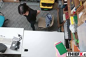 Teen 18+ thief Penelope Reed caught in stiff office case