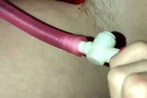 Hey neighbor, ever seen a wife pump her swollen pussy like this?