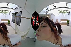 cute latina ass pounded hard in vr reality