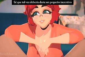 Imagine this busty redhead riding me like an industrial drill at full power