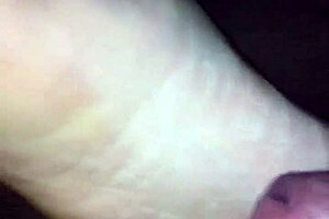 My Roomie Plays With Feet And Cum