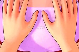 My Naughty Neighbor with Natural Tits in Anime Hentai Style