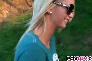 Emily Austin's pussy pounded by her big dick