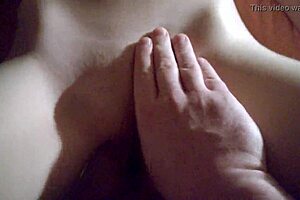 Teen 18+ Sucks Cock and Gets Cum on Shaved Tits During Bed Sex