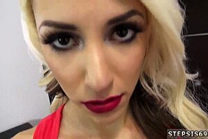 Twin Associates Blowjob and Blonde Teen 18+ Stretched From To The