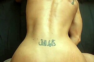 Real Fucking Muscle Couple Gets Intense Facial Cumshot!