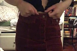 Young asian teen with perfect natural tits masturbates quietly to avoid parents hearing