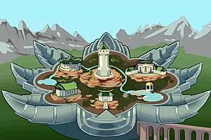 Anime trainer engages in intense war sex with big tits