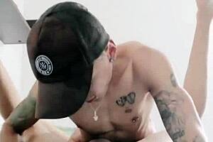 we gave it to each other until we filled ourselves with cum, bareback assfucking with big cocks