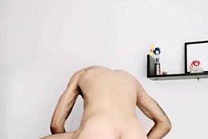 The Gay pornstar gets a creamy surprise during sex