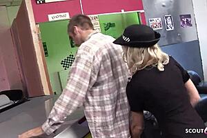 Bombshell milf police officer engages in rough sex with thief during roleplay