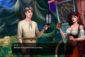 Feed your hunger with this incredible demon who’s got massive horny flirt in this interesting game