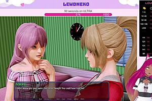 Vtuber LewdNeko Plays Harem Hotel Part 25 with Vibrator Fun! 🎮