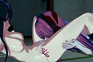 Chelsea Licks Before Strapon Encounter - Akame Ga Hentai