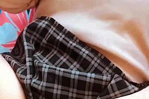 Teacher and cute 18 yo student fuck delicious Mexican brunette after classes in outdoor homemade hardcore