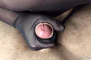 Goddess gives intense handjob to cum