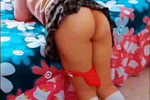 Teacher and cute 18 yo student fuck delicious Mexican brunette after classes in outdoor homemade hardcore