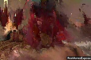 Yuki Mori begs for his big American cock?