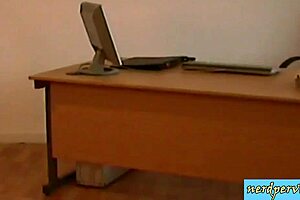 Nerd Fucks Brunette Secretary