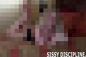 Sissy night out in lingerie