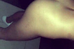 sexy teen 18+ at gloryhole with suggestive cock