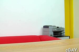 tough gay man gives sloppy blowjob before anal sex