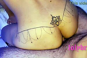 Big Dick For Tight Ass In Shaved Cowgirl Creampie Action