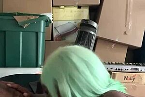 Neighbor Helps with Move, Receives Thanks. Gay facial deepthroat action.