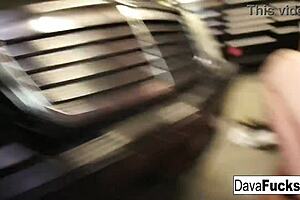 two brunette hotties fuck mechanics hard after car fix!