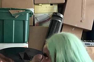 That is why the Vett’s neighbor fulfills her with a big black cock