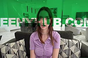 Slutty Melanie Marie Gives Blowjob To Calvin Hardy In Pov Hardcore!